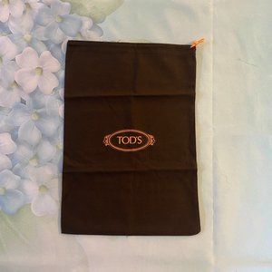 Tod's Drawstring Shoes Case Travel Shoe Dust Bag